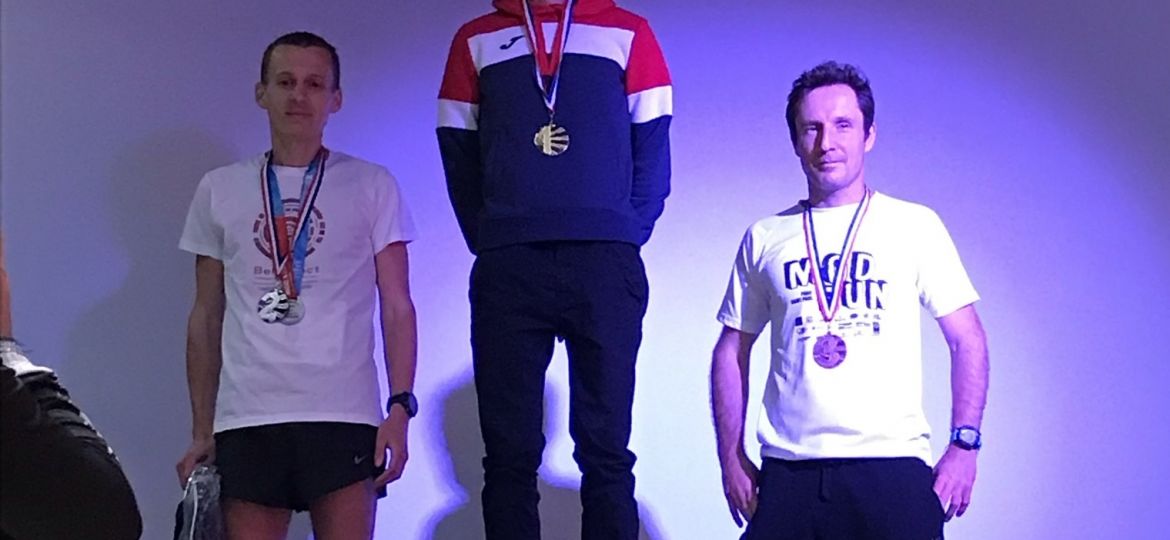 Benoit Daubanton sur la deuxième marche du podium