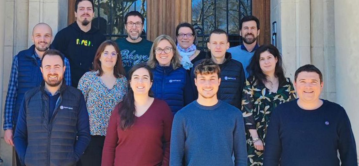 Photo de l'équipe BeProject lors de la journée des 19 ans de l'entreprise