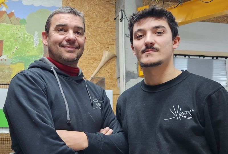 Eric et Robin Assemat côté à cote